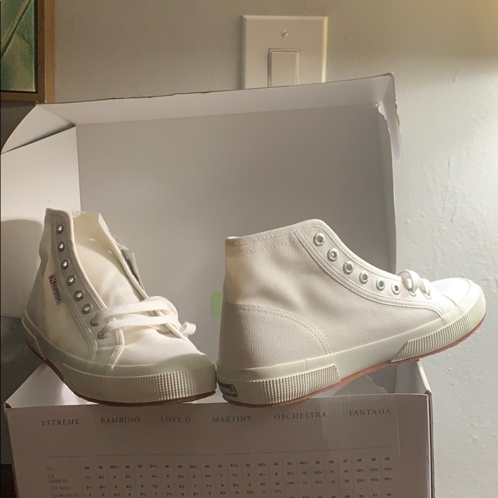 2795 COTU white Superga -Lace-up high-top sneakers